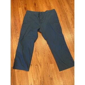 Carhartt Men's Drawstring Work Scrub Pants Ripstop Blue Regular Fit Size 3XL